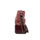 thumbnail gabrielle medium in lambskin pumkin/red seri25 - L'UXE LINK
