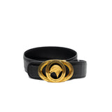 thumbnail stefano ricci with eagle buckle in ccd leather black ghw #115 - L'UXE LINK
