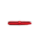 thumbnail Bearn Soufflet Long Mysore Leather Rouge Garance Wallet GHW R Stamp - L'UXE LINK