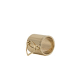 thumbnail Permabrass Etrier Charm Scarf Ring GHW - L'UXE LINK