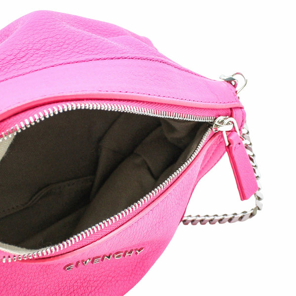 Pandora Chain Sling Bag Mini  Goatskin  Pink Sugar  PHW
