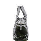 thumbnail large rain tote in grey - L'UXE LINK