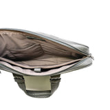 thumbnail intrecciato man's massager bag in dark green phw