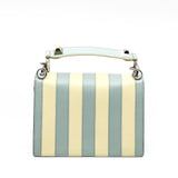 thumbnail side bag blue yellow stripe pink round missing strap