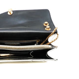 thumbnail Serpent forever snakehead crossbody bag Leather silver - L'UXE LINK