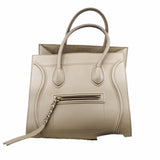 thumbnail Luggage Bag Medium Smooth Leather   grey - L'UXE LINK