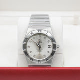 thumbnail 36mm constellation pearl dial diamond watch steel band #O1111O362052001 - L'UXE LINK