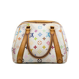 thumbnail Priscilla Handbag Monogram Canvas White/Multicolor GHW 2006 - L'UXE LINK