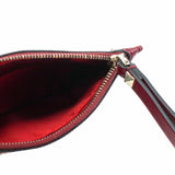 thumbnail valentino card holder leather red ghw - L'UXE LINK