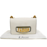 thumbnail j'a shoulder bag in leather white ghw 2017 - L'UXE LINK