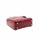 thumbnail lady dior mini red patent phw - L'UXE LINK