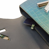 thumbnail twist chain bag crocodile green phw - L'UXE LINK
