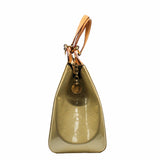 thumbnail BREA HANDBAG MONOGRAM VERNIS MM milky White PATENT GHW - L'UXE LINK