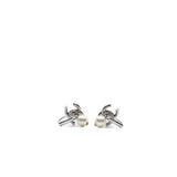 thumbnail cc logo pearl pandent earring in green yellow - L'UXE LINK