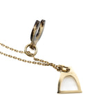 thumbnail Amulette Maroquinier pendant, small model ghw - L'UXE LINK