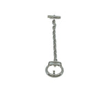 thumbnail 13mm Carrousel belt buckle & Reversible leather strap  in epsom black/gold phw - L'UXE LINK