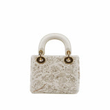 thumbnail lady dior mini white crystal GHW - L'UXE LINK