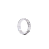 thumbnail LOVE WEDDING BAND in 18k wg #65 - L'UXE LINK