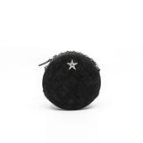 thumbnail round bag black suede crystal star phw seri 29 - L'UXE LINK