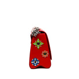 thumbnail twist mm limited embroidery in epi red phw 2017 - L'UXE LINK