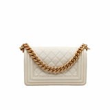 thumbnail leboy mini   lambskin white ghw  ser 30 - L'UXE LINK