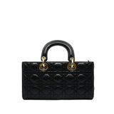 thumbnail D-joy small lamb skin black ghw - L'UXE LINK