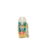 thumbnail Pochette Volga Iridescent Prism in rainbow pva white phw - L'UXE LINK