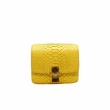 thumbnail box  small snake leather yellow ghw - L'UXE LINK