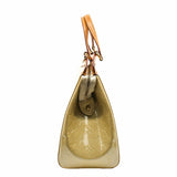 thumbnail BREA HANDBAG MONOGRAM VERNIS MM milky White PATENT GHW - L'UXE LINK