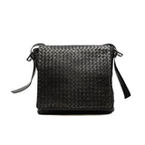 thumbnail messenger crossbody bag black - L'UXE LINK