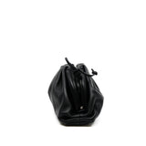 thumbnail mini pouch in leather black - L'UXE LINK