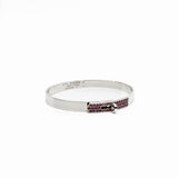 thumbnail kelly bracelet with rhodolites in 18k wg #SH 18A009859 - L'UXE LINK