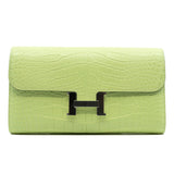 thumbnail constance to go crocodile R9 jaune bourgeon phw Z stamp - L'UXE LINK