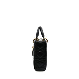 thumbnail D-joy small lamb skin black ghw - L'UXE LINK