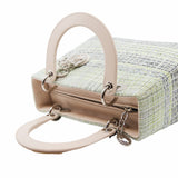 thumbnail lady dior Medium Tweed green phw - L'UXE LINK