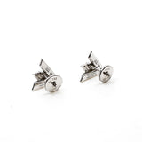 thumbnail earring v with triangle wg diamond rrp 5420 - L'UXE LINK