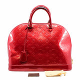 thumbnail alma large patent leather red ghw - L'UXE LINK