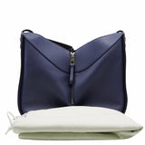 thumbnail HAMMOCK SHOULDER BAG SMALL LEATHER NAVY PHW - L'UXE LINK