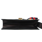 thumbnail slyvie mm black with leather strap - L'UXE LINK
