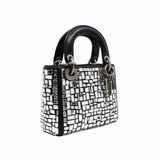 thumbnail lady dior mini mirror with black phw - L'UXE LINK