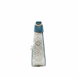 thumbnail loop Cowhide-leather trim zippy Blue ghw rrp 3600 - L'UXE LINK