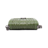 thumbnail leboy mm in knots leather green ruthenium seri 18 - L'UXE LINK