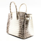 thumbnail BIRKIN 30 BLANC HIMALAYA NILOTICUS CROCODILE phw stamp T - L'UXE LINK