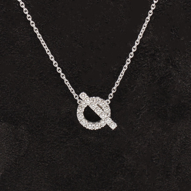 finesse diamond necklace in 18k wg #21k075387