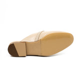 thumbnail mule femme oz beige with lizerd #35 - L'UXE LINK