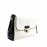 thumbnail Diorling Shoulder Bag Medium Leather  White/Black GHW - L'UXE LINK