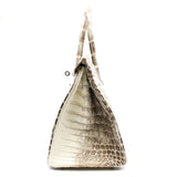 thumbnail BIRKIN 30 BLANC HIMALAYA NILOTICUS CROCODILE phw stamp T - L'UXE LINK