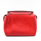 thumbnail Fendi Off RED Leather Dotcom Top Handle Bag - L'UXE LINK