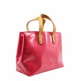 thumbnail Reed  Hand Tote Bag  PM Calfskin Red - L'UXE LINK