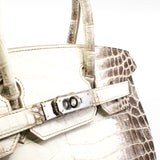 thumbnail BIRKIN 30 BLANC HIMALAYA NILOTICUS CROCODILE phw stamp T - L'UXE LINK